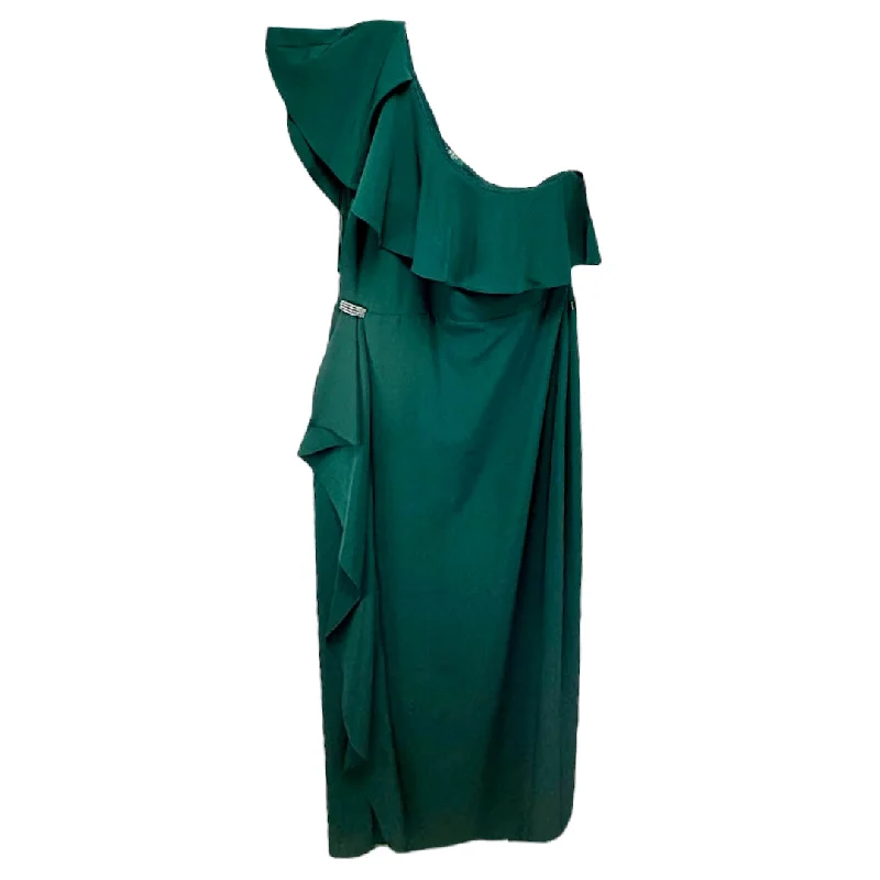 women's versatile dressesRuffled One-Shoulder Gown Lauren By Ralph Lauren, Size 10