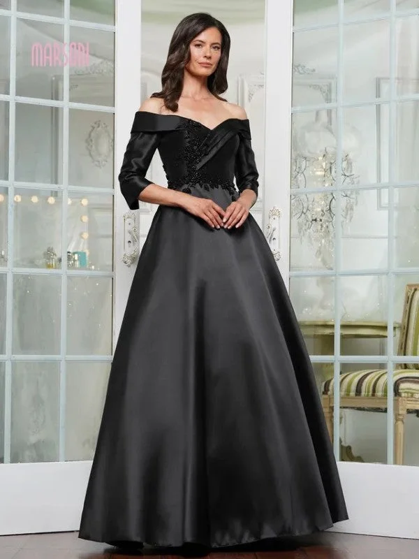 women's vintage dressesMarsoni MV1336 Long A Line Ball Gown Formal Dress