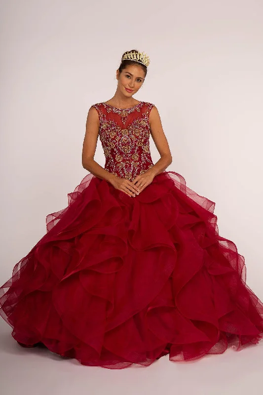 women's casual dressesSweet 16 Ball Gown Long Quinceanera