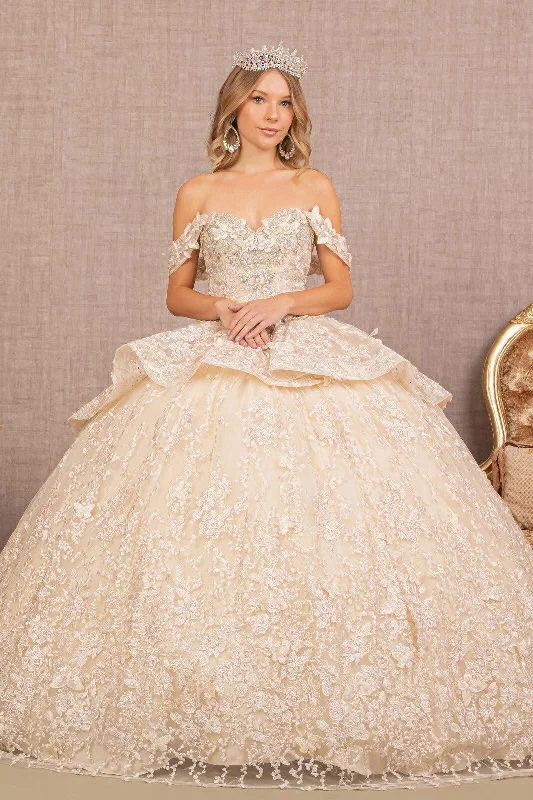 women's lace dressesLong Ball Gown Quinceanera Dress