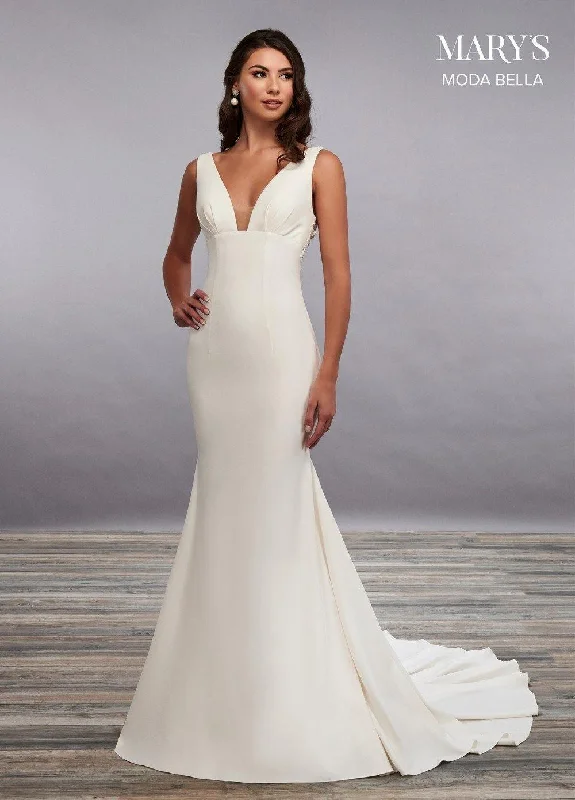 women's stretchy dressesRachel Allan Long Formal Bridal Gown