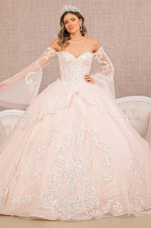 women's ball gown dressesQuinceanera Dress Long Off Shoulder Glitter Ball Gown